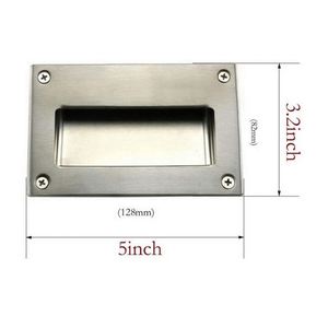 WEKIS Tiradores Empotrados de Acero Inoxidable para Gabinetes, Tiradores Ocultos Integrados en el Borde para Cajones, Puertas de Cocina y Hogar - Product Image 5