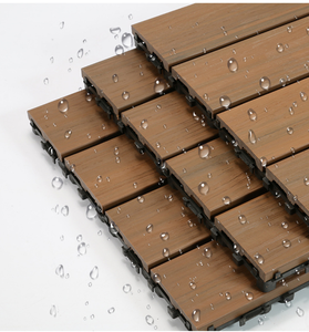 Bricolage moderne <span class=keywords><strong>auto</strong></span>-pavage terrasse extérieure imperméable à l'eau maison modifiée tapis de sol en plastique finition grain de bois pour jardins parcs balcons - Product Image 4