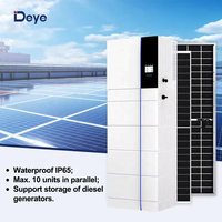 Deye gb-l 8kWh baterai Lifepo4 tegangan tinggi baterai 102.4v 40Ah baterai penyimpanan energi surya untuk gudang Eu