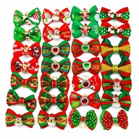 Élégants accessoires fantaisie imprimés animaux pour chiens et chats : nœuds papillon et nœuds pour toutes les saisons, fournitures de Noël pour animaux de compagnie