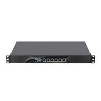 1U Firewall Pfsense Linux Rackmount Cloud Computer 6LAN 8LAN 10LAN SFP 1U Rack Server PC