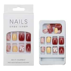 Esmalte de <span class=keywords><strong>uñas</strong></span> con estampado 3D, cobertura completa, diseño de lujo, <span class=keywords><strong>uñas</strong></span> artificiales, novedad de <span class=keywords><strong>2022</strong></span> - Product Image 3