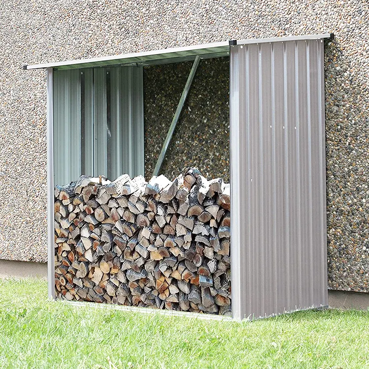Capannone da giardino garanzia di qualità materiale zincato grande spazio metallo giardino deposito capannone in legno