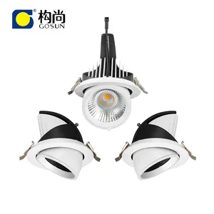 90mm מגזרת אוניברסלי תקרת led downlight gimbal