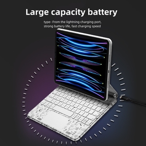 Bàn phím máy tính bảng Doodle cá tính với từ tính cho <span class=keywords><strong>iPad</strong></span> Pro 11 <span class=keywords><strong>iPad</strong></span> Air 5/4 phổ biến cảm ứng nhanh với bàn phím số - Product Image 6