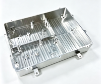 Boîtier métallique en aluminium usiné CNC de haute précision sur mesure pour l'électronique de communication