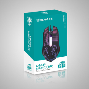 Gaming <span class=keywords><strong>Pc</strong></span> Cross-border OEM Mi Lang M8 Crack Colorful Glare Gaming Glowing Wired Mouse Desktop Laptop para <span class=keywords><strong>Amazon</strong></span> - Product Image 5