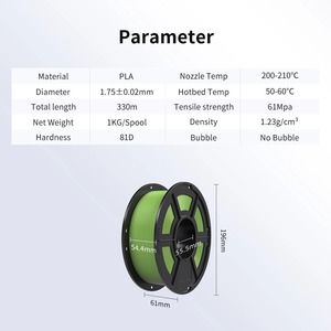 Anycubic ฟิลาเมนต์เครื่องพิมพ์3D พื้นฐานหลากสี1.75มม. วัสดุพลาสติกที่เป็นมิตรกับสิ่งแวดล้อมสำหรับเครื่องพิมพ์3D FDM K3คอมโบ S1C - Product Image 6