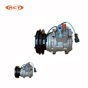 คอมเพรสเซอร์<span class=keywords><strong>แอร์</strong></span><span class=keywords><strong>รถ</strong></span>ยนต์ รุ่น PC200-6 20Y-979-D380 10PA15C ST250201 1B R134A 24V - Product Image 4