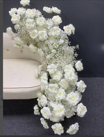 Décoration Florale de Scène de Mariage, Fleur d'Escalier et Allée, Centre de Table et Chemin de Table Floral pour Mariages