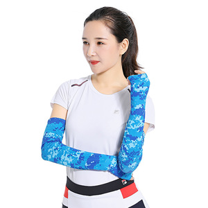 Manchons de protection solaire unisexes pour sports de plein air, couleur unie, protection UV, cyclisme, pêche, manches longues - Product Image 4