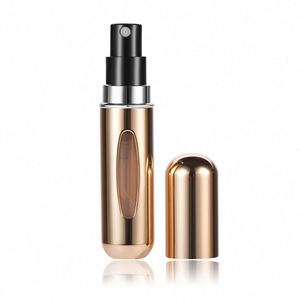 8Ml 10Ml Shiny Aluminum Refillable Travel <b>Perfume</b> Spray <b>Bottle</b> Metal Atomizer With Custom Box for Personal Care - Product Image 6