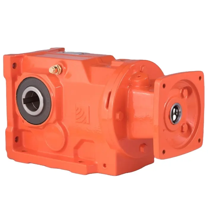 Gearbox spiral pabrik Inline Gearbox sudut kanan