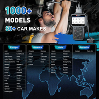 CGSULIT SC880 A1 modèle 2023 Auto OBD2 outils de diagnostic moteur OBD2 Scanner avec mise à jour gratuite pour le codeur et le lecteur de véhicule pour les voitures