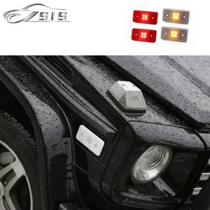 W463 Fender Vents <span class=keywords><strong>LED</strong></span> apto para G Class W463 2002-2017 Año delantero y trasero ahumado rojo blanco guardabarros lámpara de señal para W463 G Class - Product Image 2
