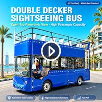 Bus touristique à deux étages pour excursions et navettes