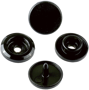 Bán Buôn Trong Giá Rẻ Giá Trắng/Đen Báo Chí Stud Nhựa <span class=keywords><strong>Snap</strong></span> Nút Fastener Nút Băng Cho Quần Áo Túi Bé Giày Hàng May Mặc - Product Image 1