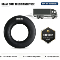 Ban Dalam Truk OTR Heavy Duty 1400R20 14.00R20 Karet Butil Kedap Udara Tinggi dengan Katup V3065