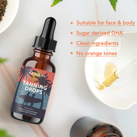 Gouttes bronzantes sans soleil naturelles en gros, boisson liquide orale, complément alimentaire pour hommes, femmes, adultes, hydratant pour la peau, bronzant