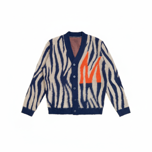 Cárdigan de manga larga para hombre al por mayor, suéteres, diseño Vintage a rayas, transpirable, botones UNISEX, ropa de invierno - Product Image 1