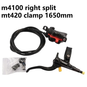 Pour <span class=keywords><strong>Shimano</strong></span> M4100 Frein à disque hydraulique droit <span class=keywords><strong>MT420</strong></span> avec étrier 1550mm 1600mm 1650mm 1700mm et plaquettes en résine VTT - Product Image 3