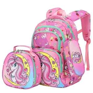 2024 New Hot Sale Cute Cartoon Kids Backpacks Fashion Girls Boys School Students Lovely Kindergarten Backpack Bags