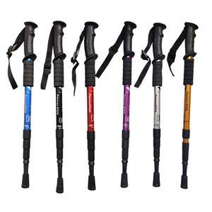 Bâtons de randonnée Masatetsu en alliage d'aluminium, télescopiques en 4 sections, portables, pour hommes et femmes - Product Image 2