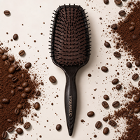 Brosse à cheveux volumisante parfumée à coussin d'air, grande brosse incurvée pour massage du cuir chevelu, pour coiffure à domicile