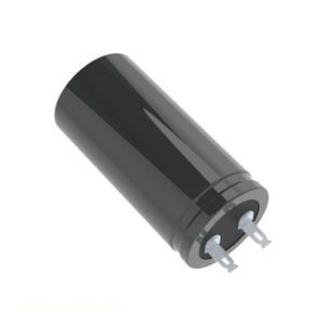 Condensador de canal del fabricante, de orificio pasante, 6800 uF, aluminio, 20%, 63V, SLD LUG LKG1J682MKN - Product Image 1