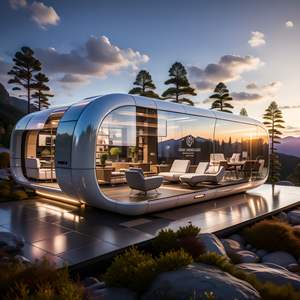 Casa prefabricada móvil <span class=keywords><strong>de</strong></span> fábrica Casas portátiles con precio directo <span class=keywords><strong>de</strong></span> fábrica Casa <span class=keywords><strong>de</strong></span> jardín Casa <span class=keywords><strong>de</strong></span> cápsula espacial móvil - Product Image 5