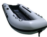 Bateau pneumatique de sport haute vitesse 360 cm SD360-AIR DECK pour la dérive, capacité 6 personnes