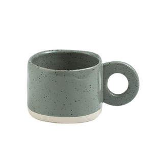 Taza de Cerámica Estilo Instagram de Primera Calidad, con Asa Plana, Diseño de Sésamo, Gran Venta - Product Image 1