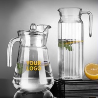 Nouveaux ensemble de bouilloires à thé pichet à thé transparent sans BPA pichet à boire pichet en plastique