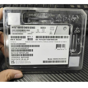 Intl D3-S4510 Serie 960GB 480GB Solid State Drive SATA3 6Gb/S 1.92TB Interne SSD SSDSC2KB960G801 voor Server - Product Image 1