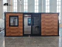 Maison préfabriquée en kit, maison modulaire en conteneur, installation facile, logement portable