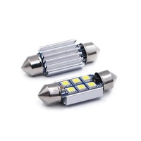 Bombilla LED TCYATO de 28 mm C5W 3030 6SMD para Techo de Auto, Luz de Lectura sin Errores, Luz de Techo, Otros Accesorios de Iluminación para Autos