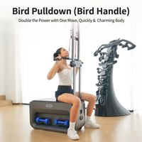 Banc de musculation multifonctionnel réglable, banc de fitness électrique avec presse à jambes et rangement pour haltères