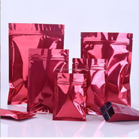 Sachet plat en aluminium alimentaire à faible MOQ pour pochette barrière, scellage 3 côtés, anti-humidité, pour sachet de thé, sachet sous vide en PE, petit échantillon