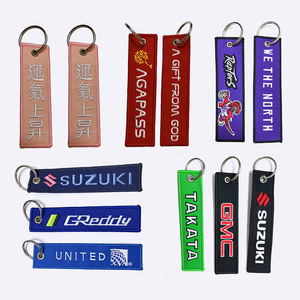 Llaveros de fabricante: Llaveros bordados de anime, llaveros textiles de aviación, llaveros de tela tipo Jet Tag, llaveros tejidos. Venta al por mayor a precio económico. - Product Image 6
