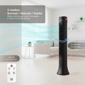 Ventilatore a torre Grunkel da 50 W, 3 velocità, oscillante, per la circolazione dell'aria - Product Image 3