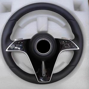 Para <span class=keywords><strong>mercedes</strong></span>-benz <span class=keywords><strong>2021</strong></span> S500 <span class=keywords><strong>4Matic</strong></span> S400d Clase S Maybach Clase E Volante de cuero - Product Image 5