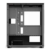 AntarcChill Factory Custom Black ATX Tempered Glass PC Gaming Computer Cases & Full Towers Desktop Cover Pc case Atx Horizontal