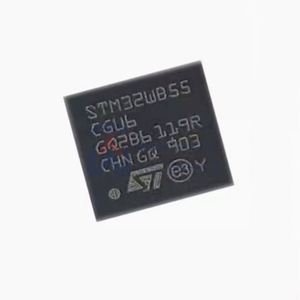 STM32WB55CGU6 Nouveau Original en Stock STM32WB55CGU6 UFQFPN-48 Composant Électronique MCU ICs Microcontrôleurs RF MCU - Product Image 1
