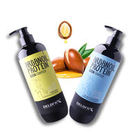 Shampo dan Kondisioner Rambut DELOFIL Label Pribadi Organik 100% Minyak Murni Organik Set Shampo dan Kondisioner Rambut Grosir