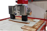 HUALONG Italien System 5-Achsen-CNC-Brücke Stein fliesen Schneid-und Fräsmaschine CNC-Brücken säge für Arbeits platten 3D-Marmorgranit
