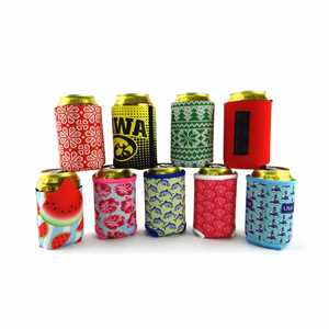 AI-MICH Custom Logo 12oz 16oz Insulated Neoprene Can Cooler Promotional Business Gifts Sublimation <b>Stubby</b> <b>Holder</b> Coozies - Product Image 4