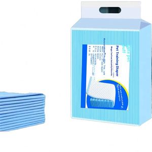 Thickened Disposable Wood Pulp Eco-friendly IP67 Waterproof Puppy/<b>Dog</b> Training Supplies Absorbent Pet Diapers & Pads - Product Image 1