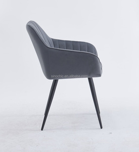 Hotel Restaurant High Density Foam Dining <strong>Chair</strong> Home Furniture <strong>Pine</strong> <strong>Kitchen</strong> <strong>Chairs</strong> High Level Modern Metal Leg Designer <strong>Chairs</strong> - Product Image 5
