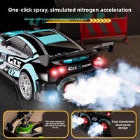 Voiture électrique en plastique pour enfants, multifonctionnelle, avec pulvérisation d'eau, lumières, drift, course, quatre roues motrices, voiture de sport, cadeau d'anniversaire