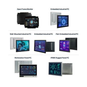 TouchWo 8 ''-21.5'' Ip65 Étanche Cadre Métallique Industriel Moniteur Haute Luminosité Écran Tactile Panneau Pc - Product Image 1